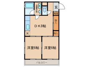 サンハイツ加藤の物件間取画像